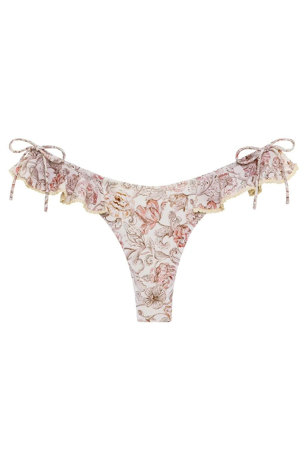 Venecia Floral Uno Ruffle Bows Bikini Bottom - Image 2