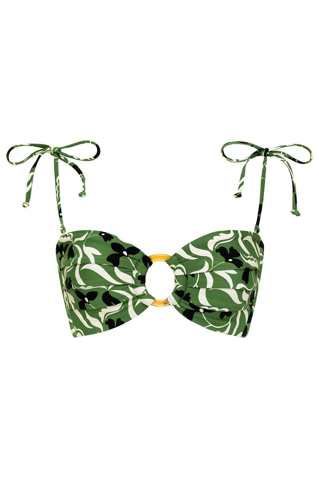 Veronica Floral Tori Ties Bandeau Bikini Top - Image 4