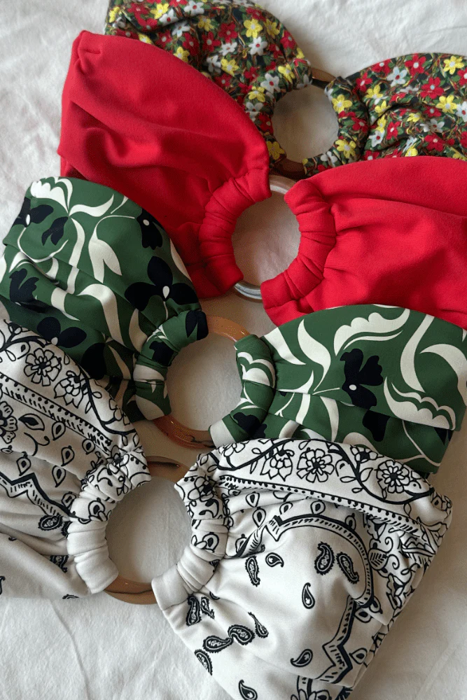 Veronica Floral Tori Ties Bandeau Bikini Top - Image 8