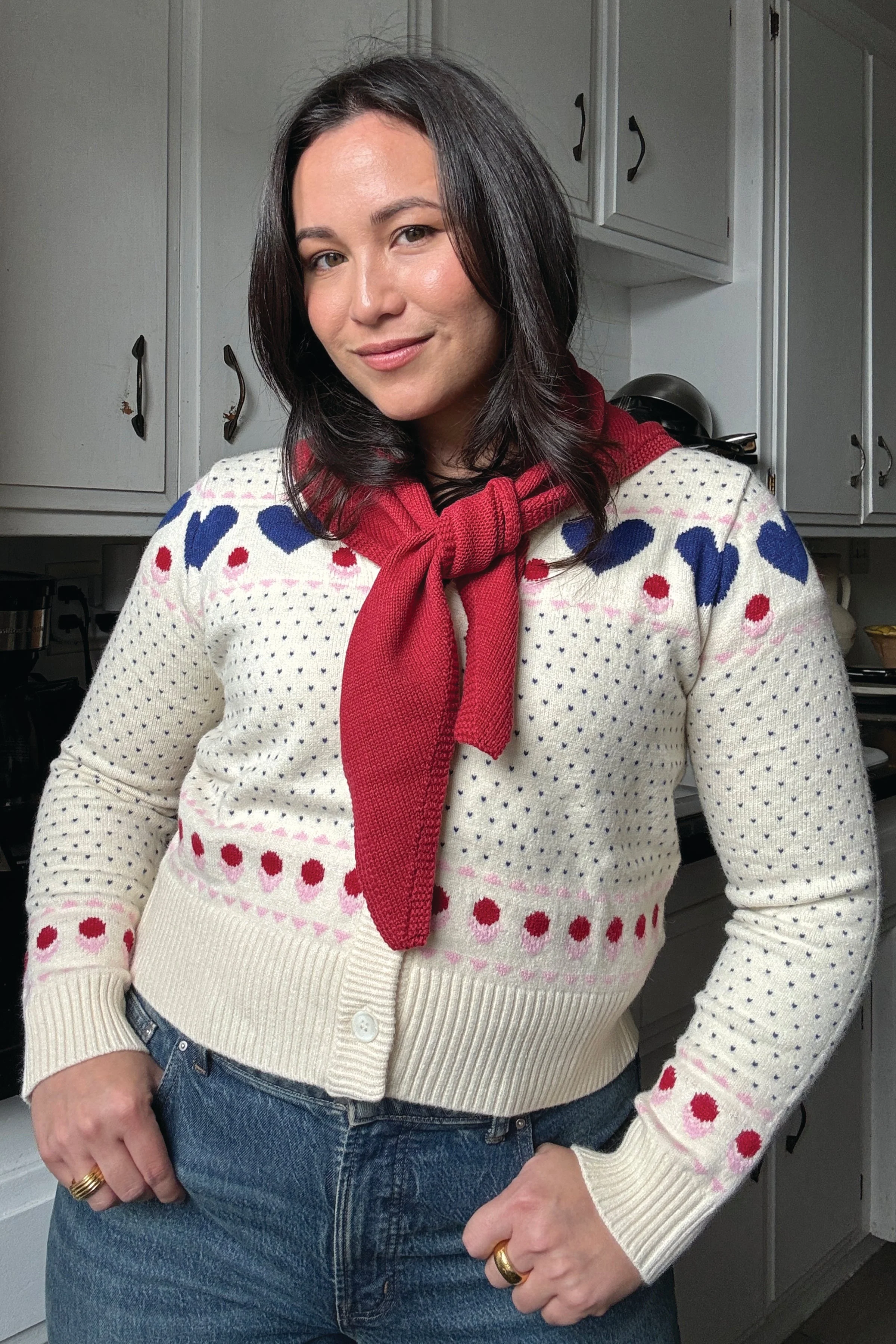 Victoria Cardigan - Creme - Image 2