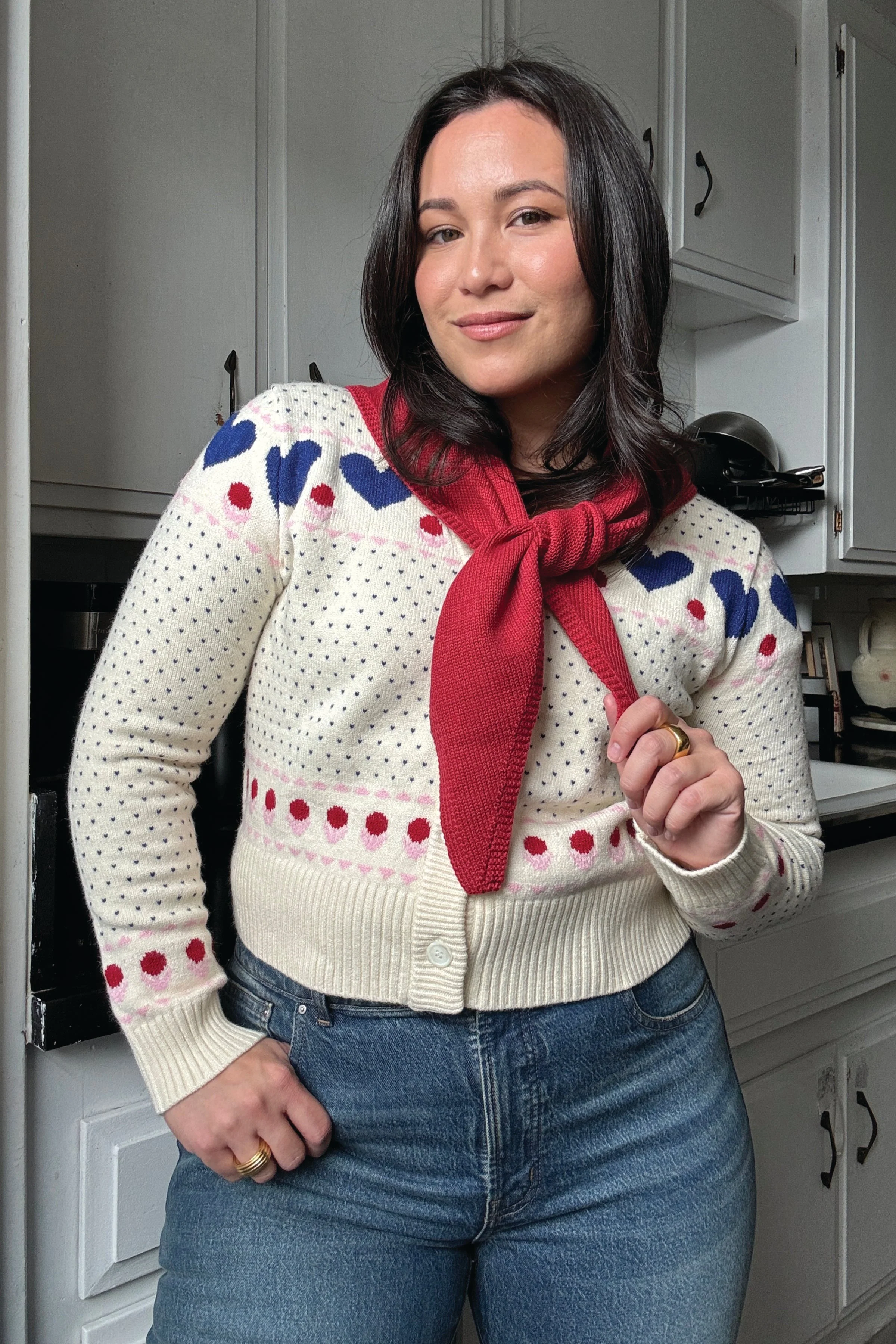 Victoria Cardigan - Creme - Image 3