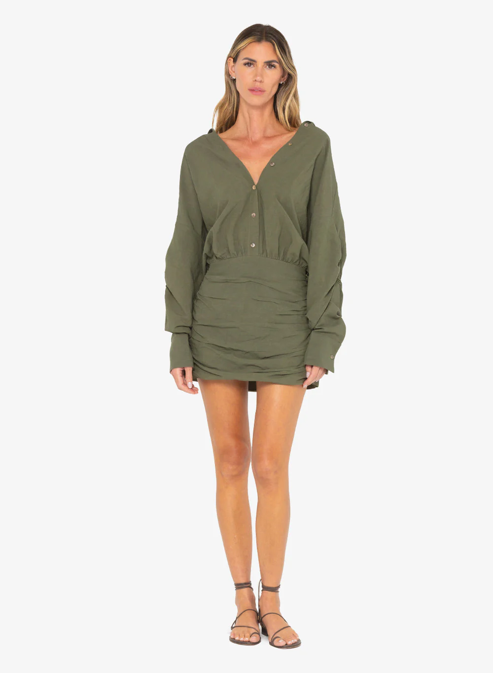 Vivie Dress - Olive