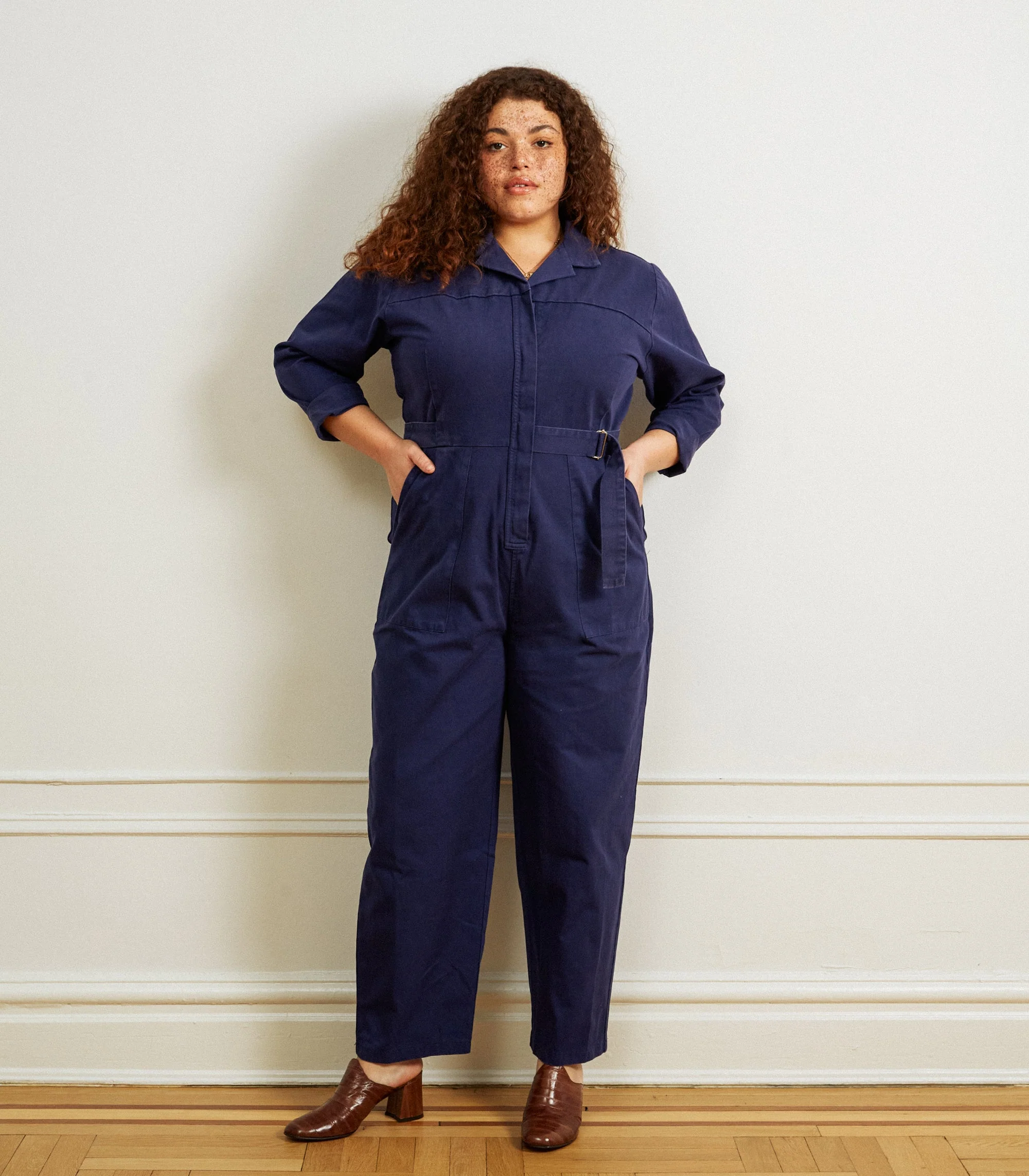 Wallis Long Sleeve Zip Jumpsuit - Twilight - Image 10