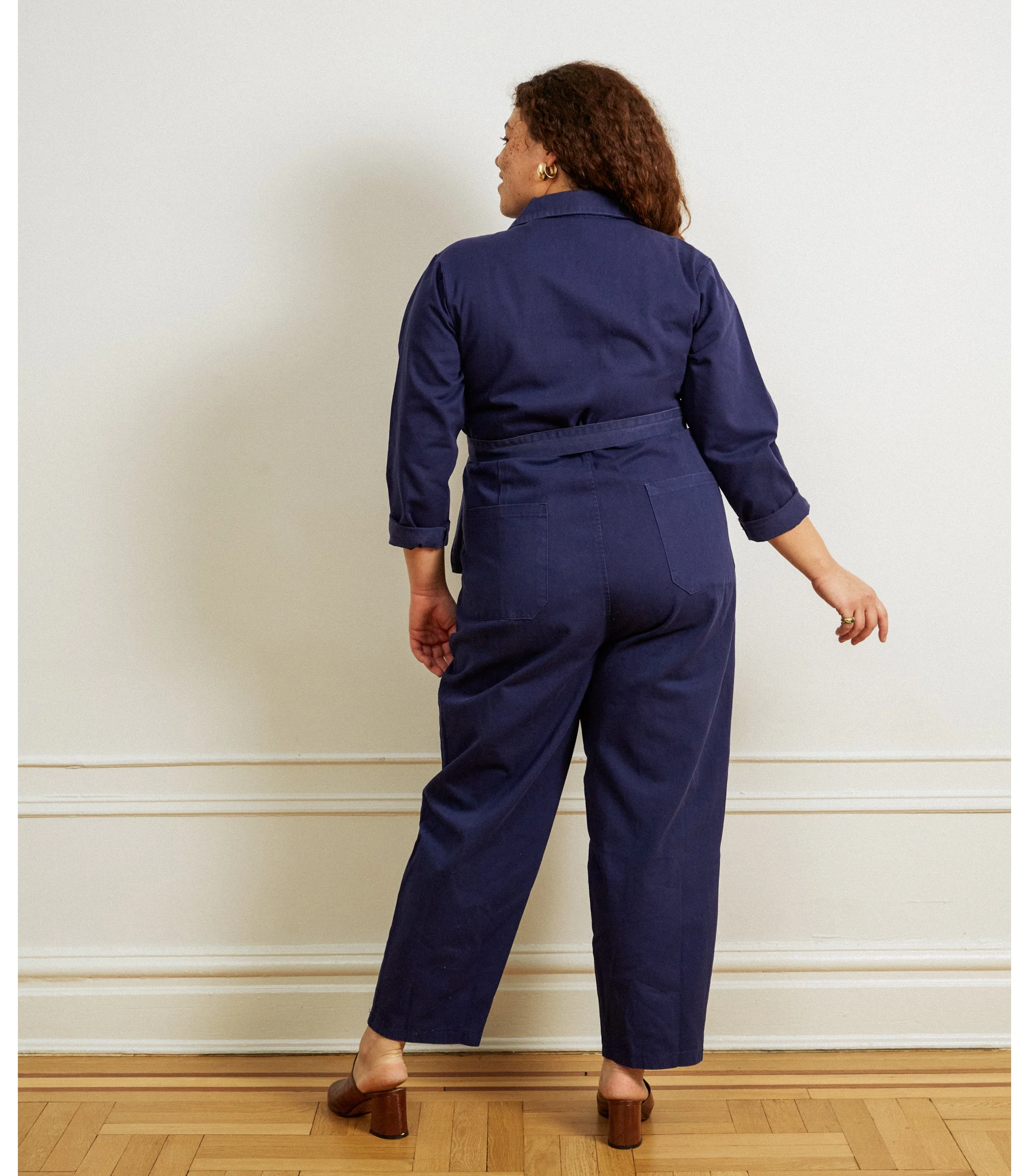 Wallis Long Sleeve Zip Jumpsuit - Twilight - Image 8