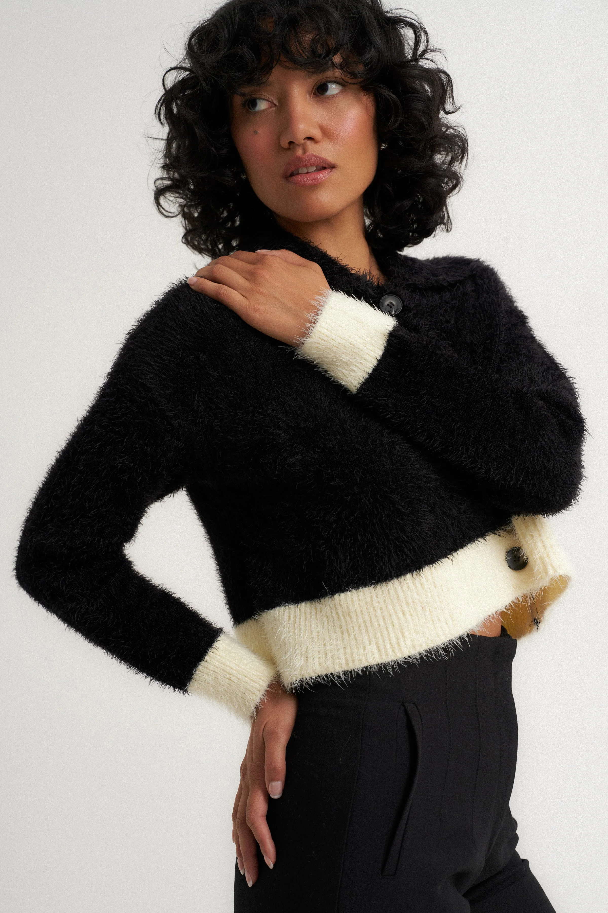 Walter Cardigan - Black - Image 6