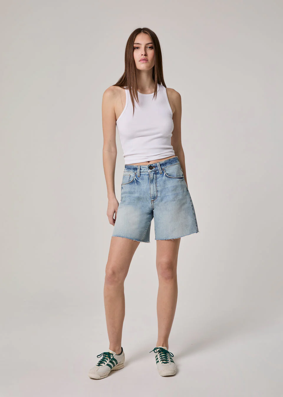 Walter High Rise Short - Light Glasglow Wash