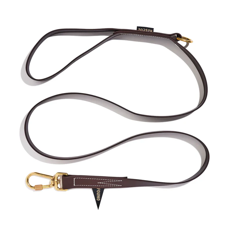 Water Resistant Standard 5ft Leash - Brown