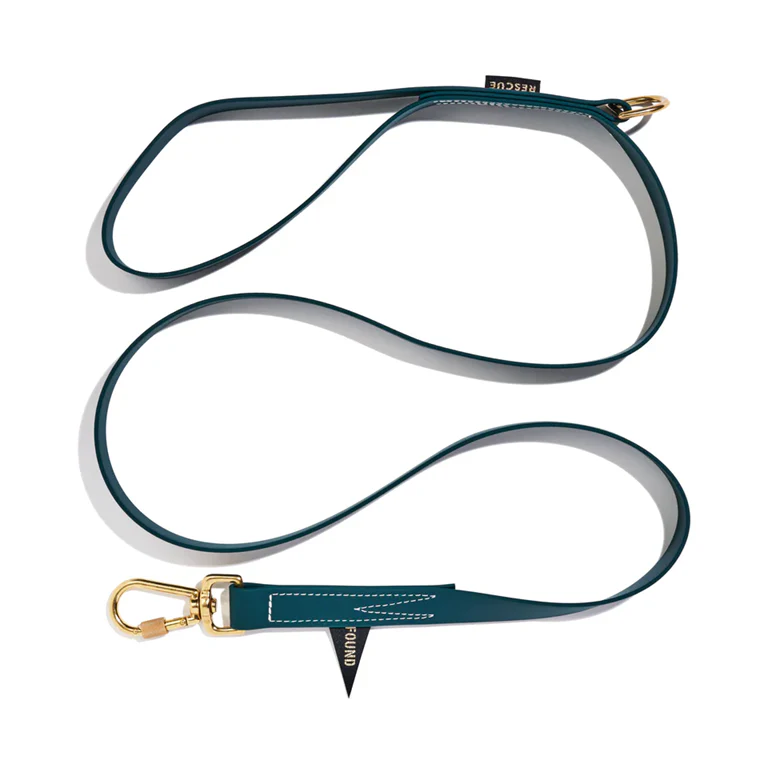 Water Resistant Standard 5ft Leash - Hunter Green