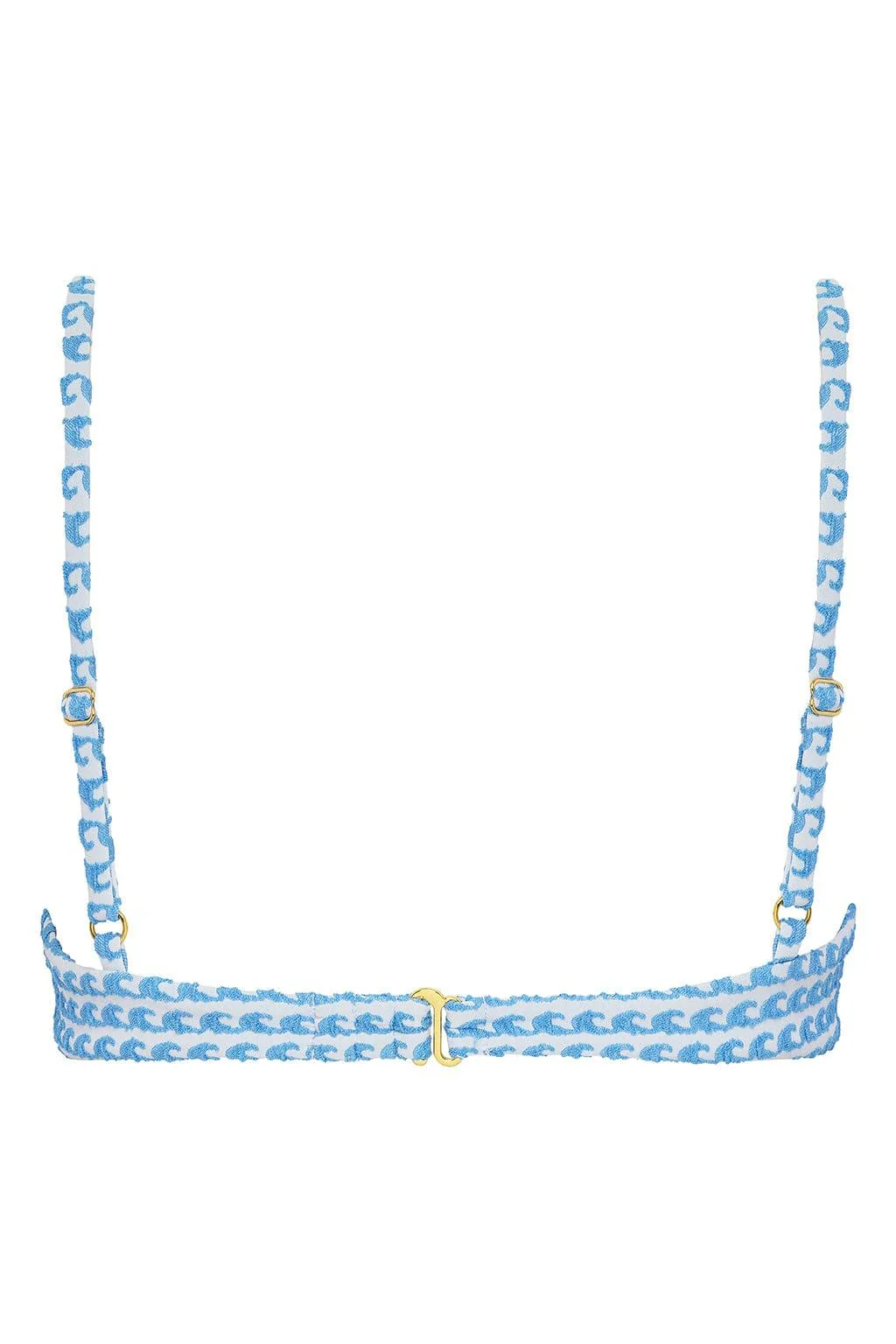 Wave Repeat Dainty Bikini Top - Image 3