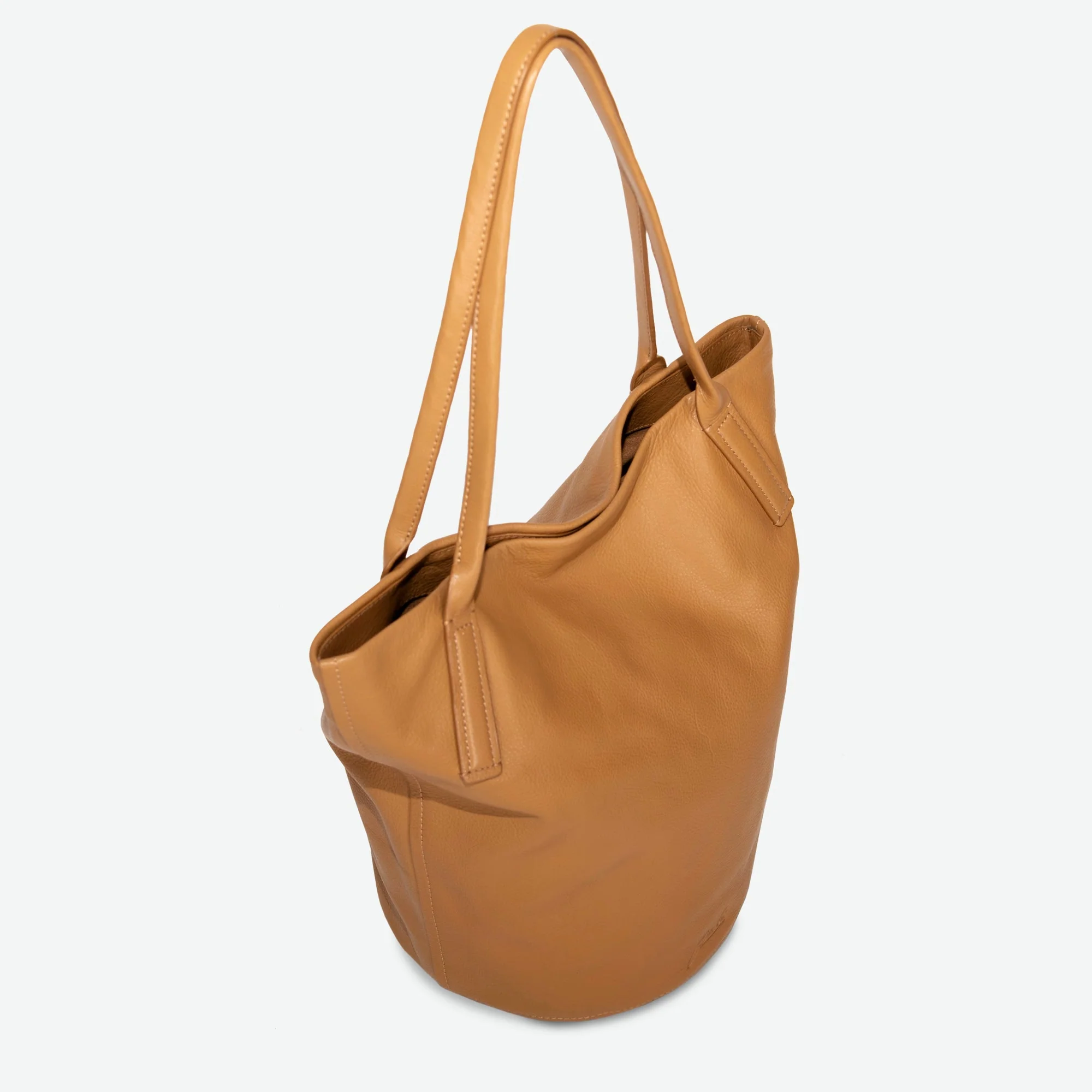 Waverly Bucket Tote Bag - Caramel - Image 4