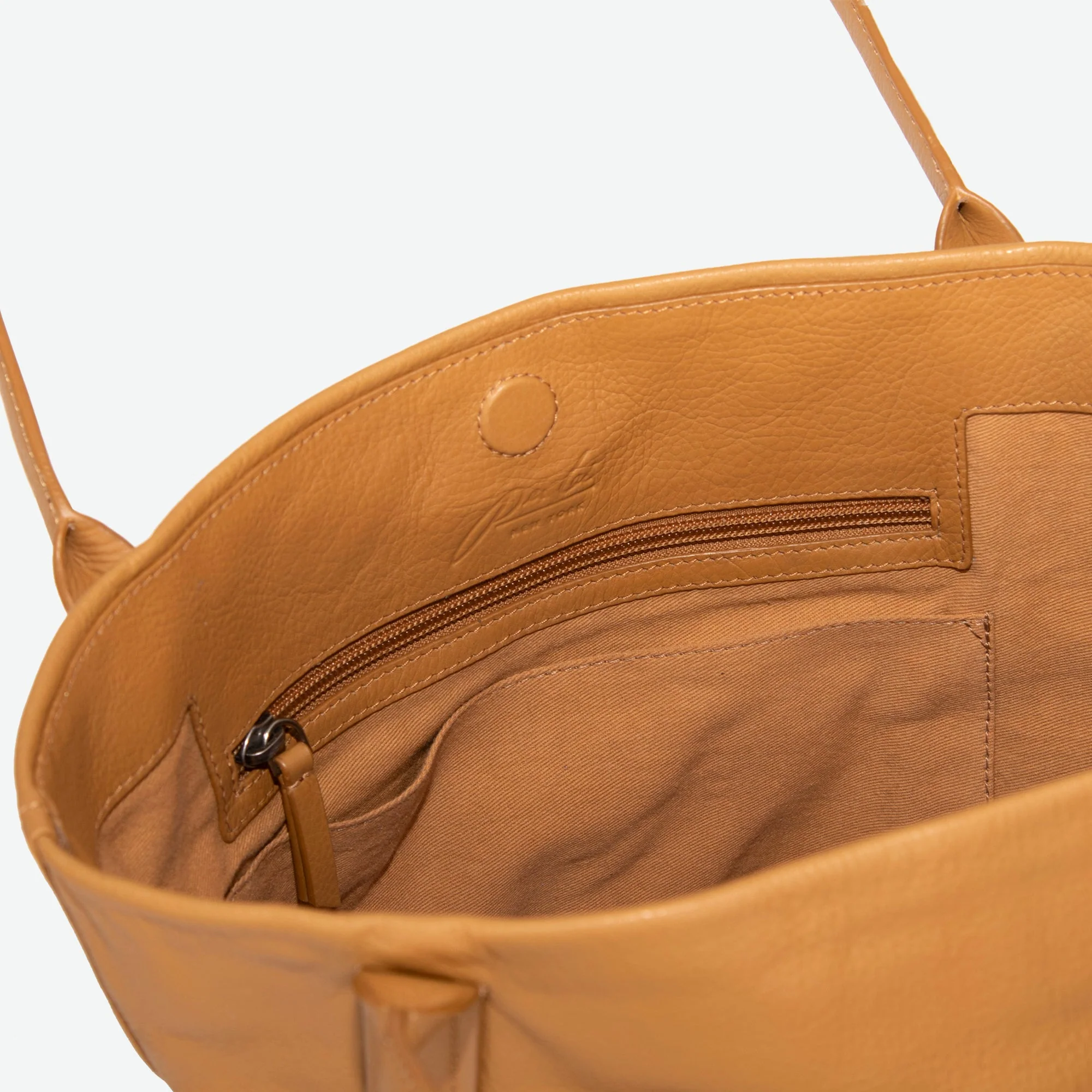 Waverly Bucket Tote Bag - Caramel - Image 6