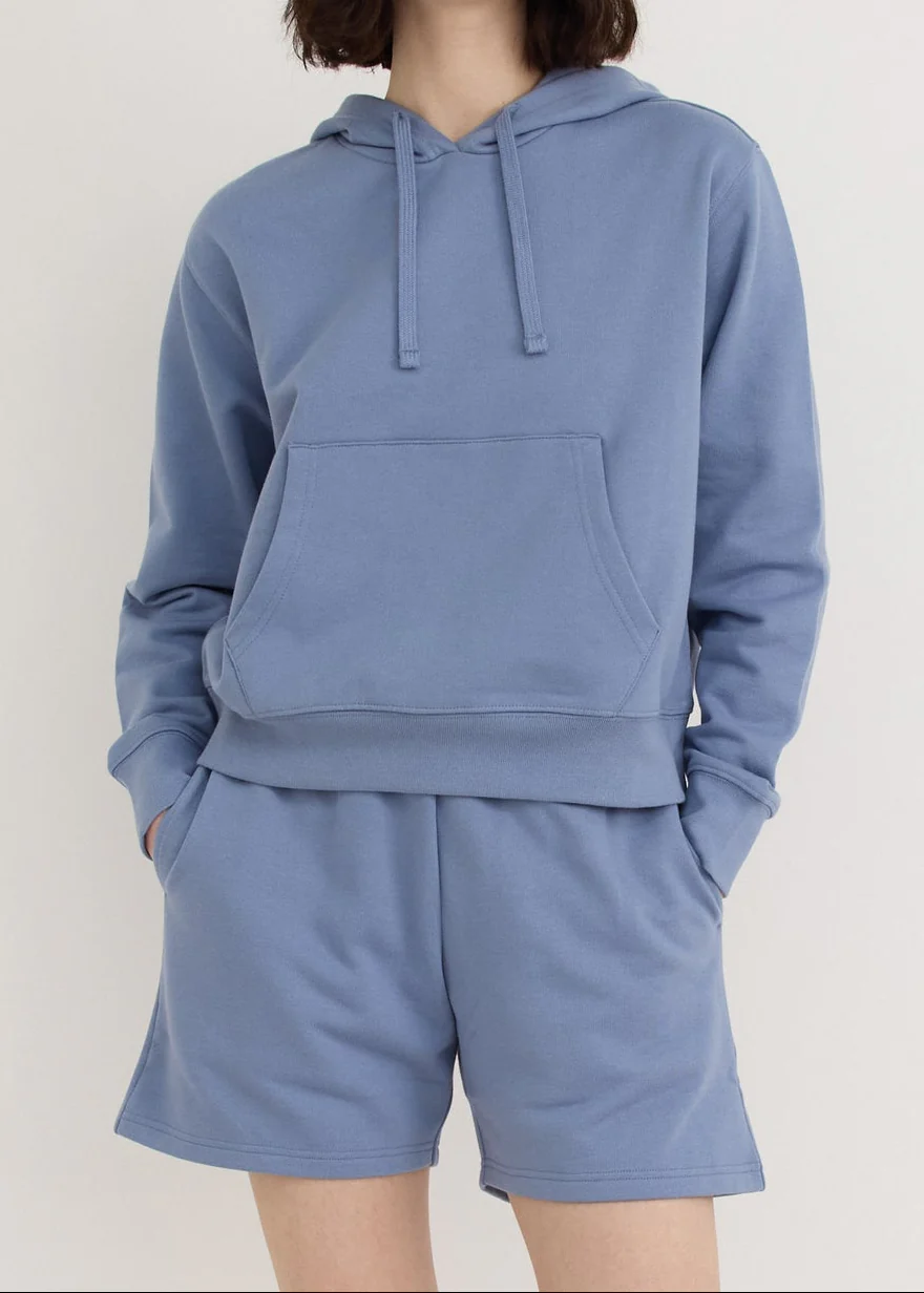 Weekend Longline Shorts - Misty Blue