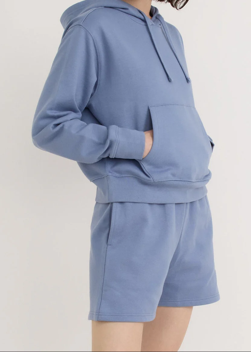 Weekend Longline Shorts - Misty Blue - Image 2