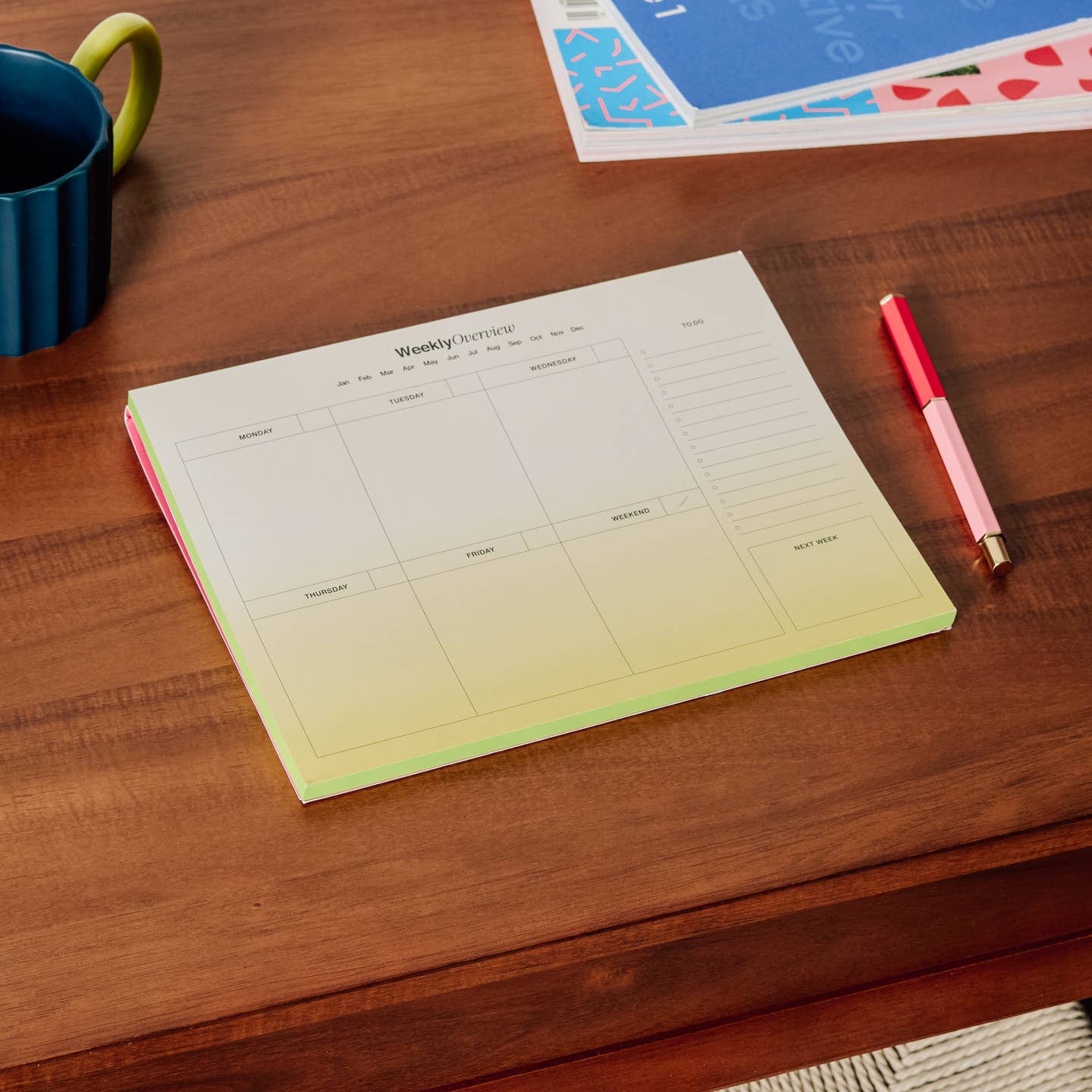 Weekly Desk Planner, Undated - Fresh Growth - Image 5