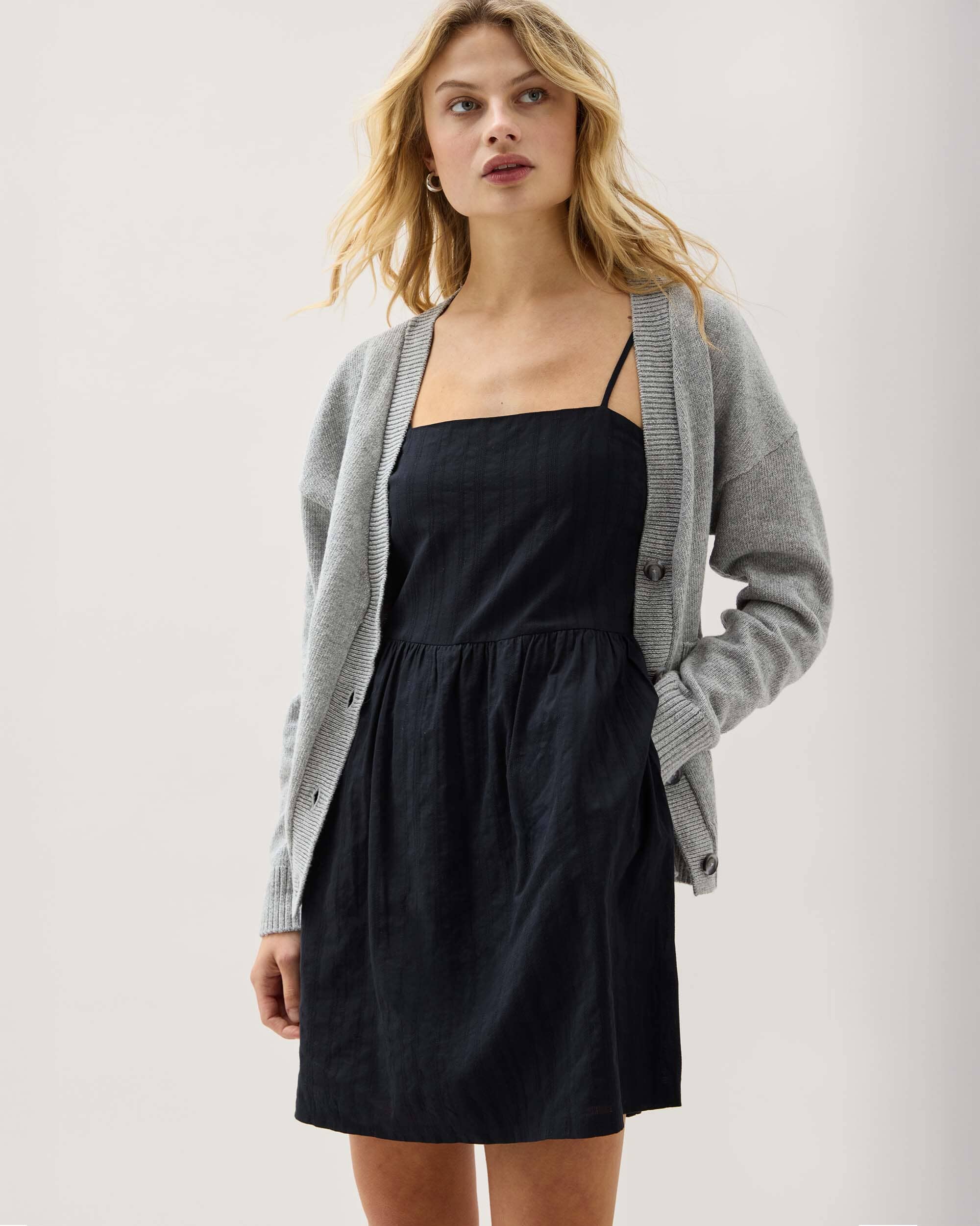 Cardiff Mini Dress - Black - Image 3