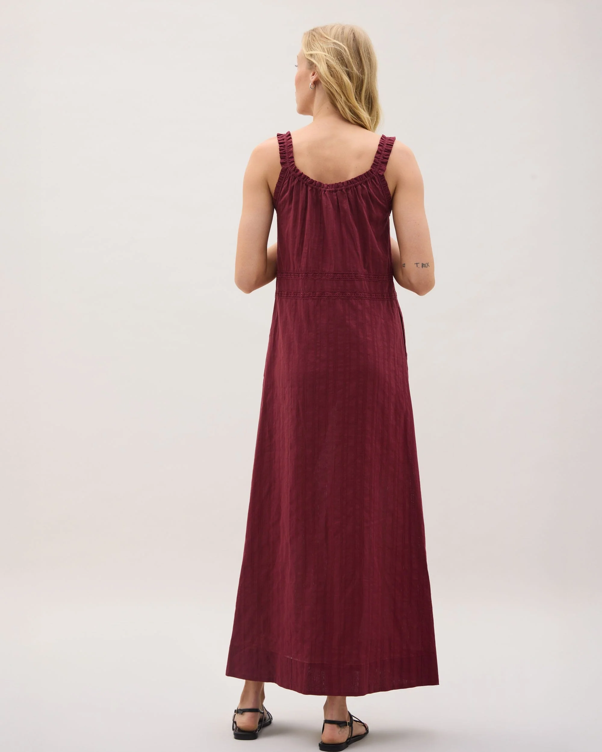Florence Sundress - New Maroon - Image 4
