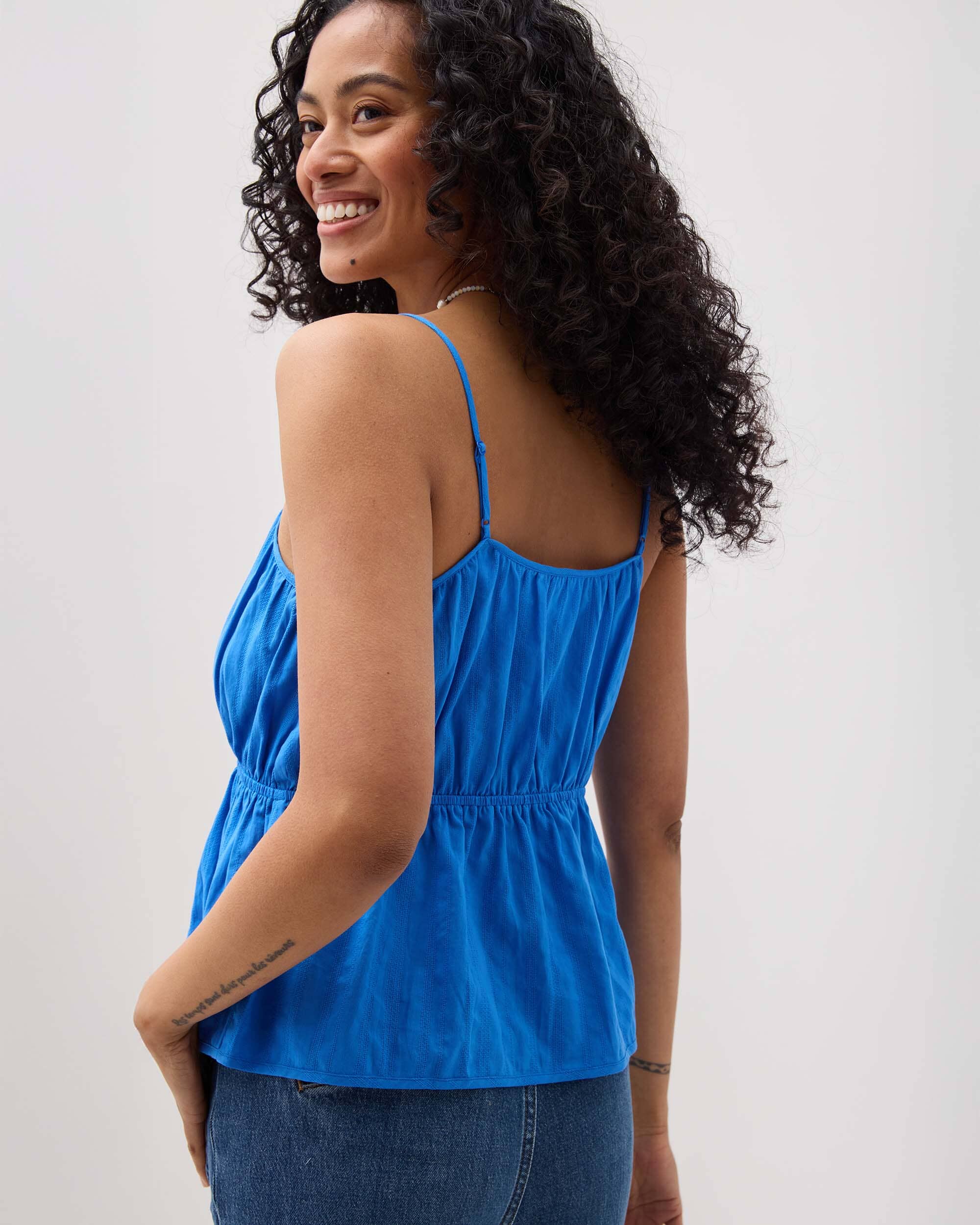 Isabella Tank - Pop Blue - Image 3