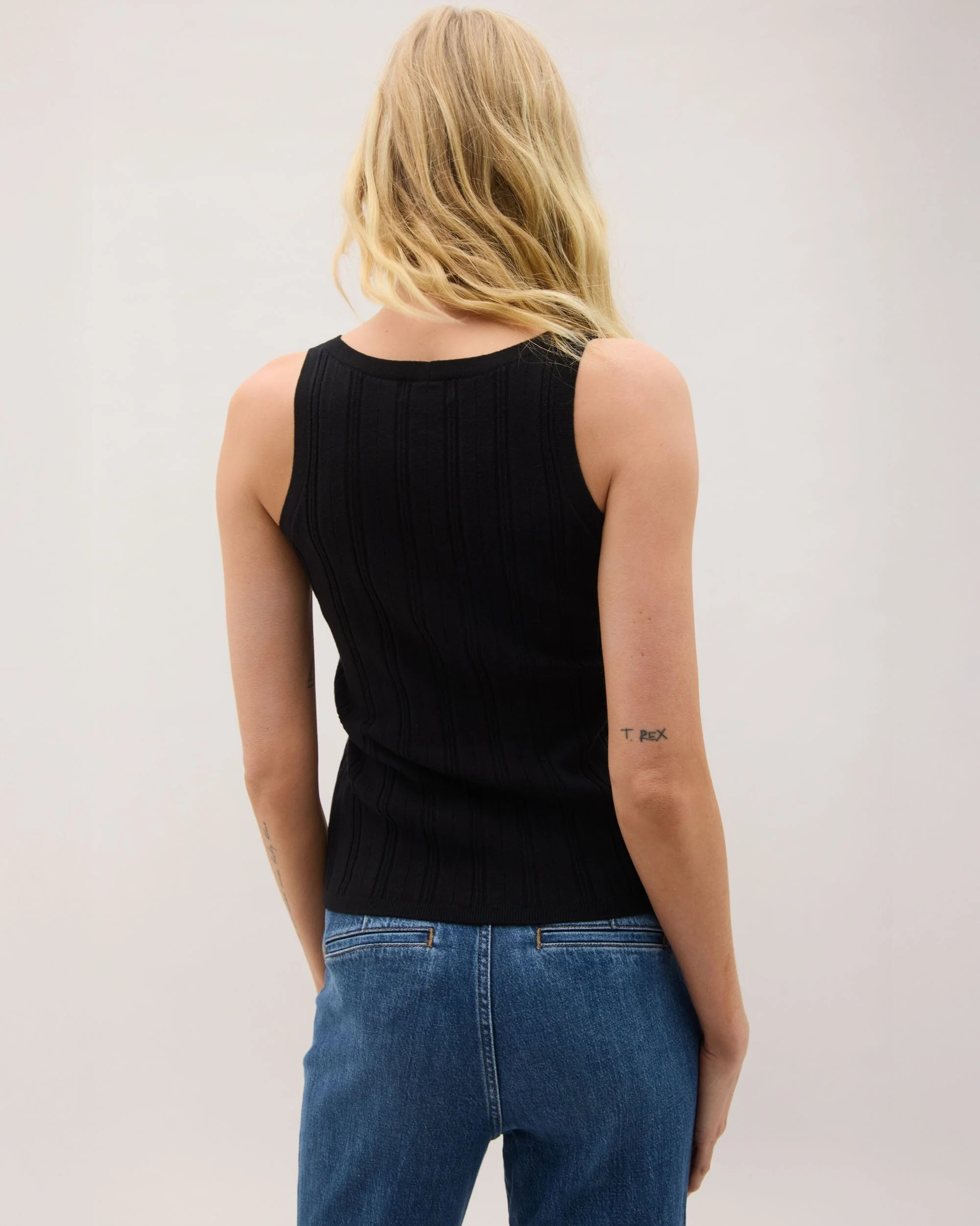 Monica Tank - Black - Image 4
