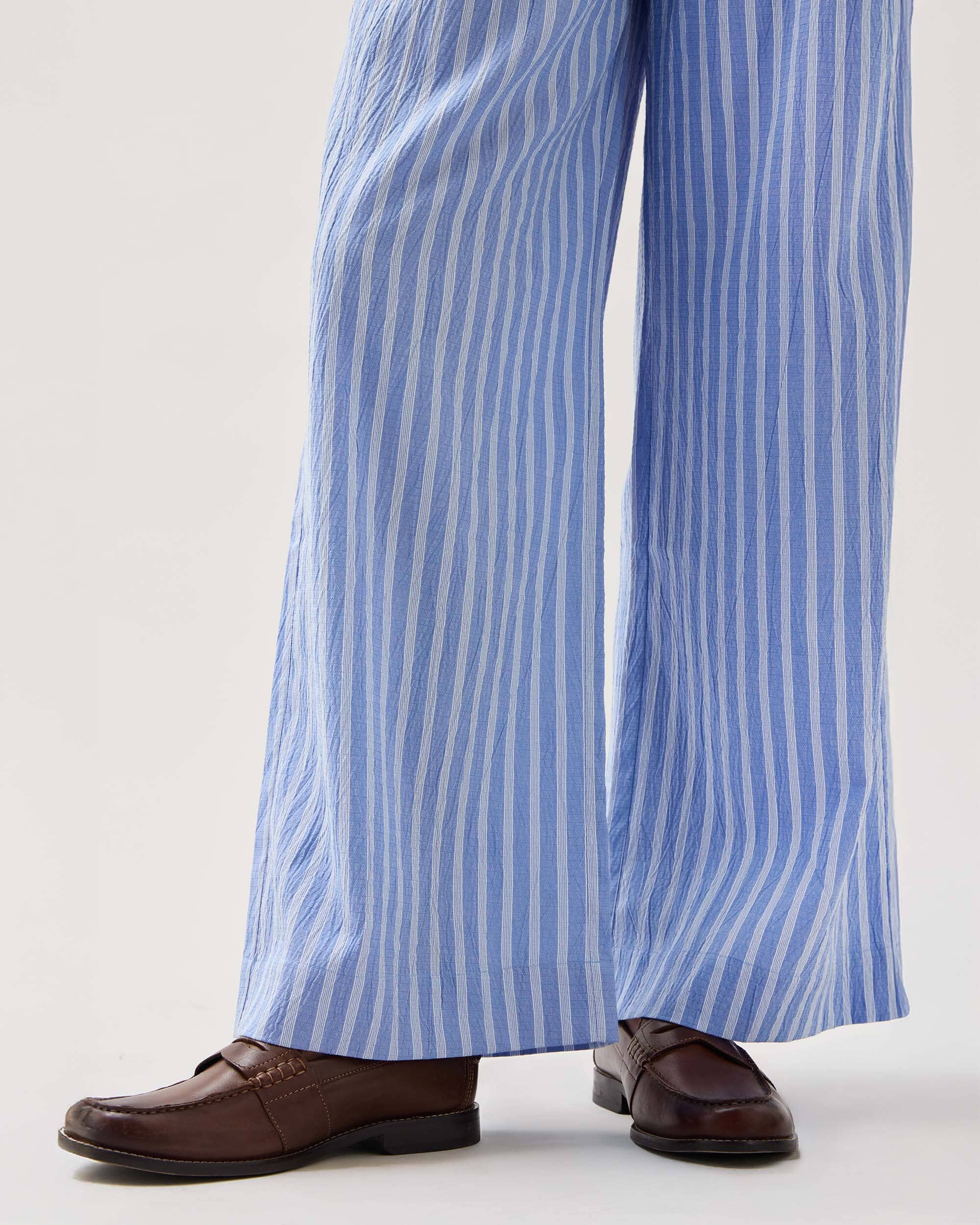 Palermo Pant - Oxford Blue Stripe - Image 5