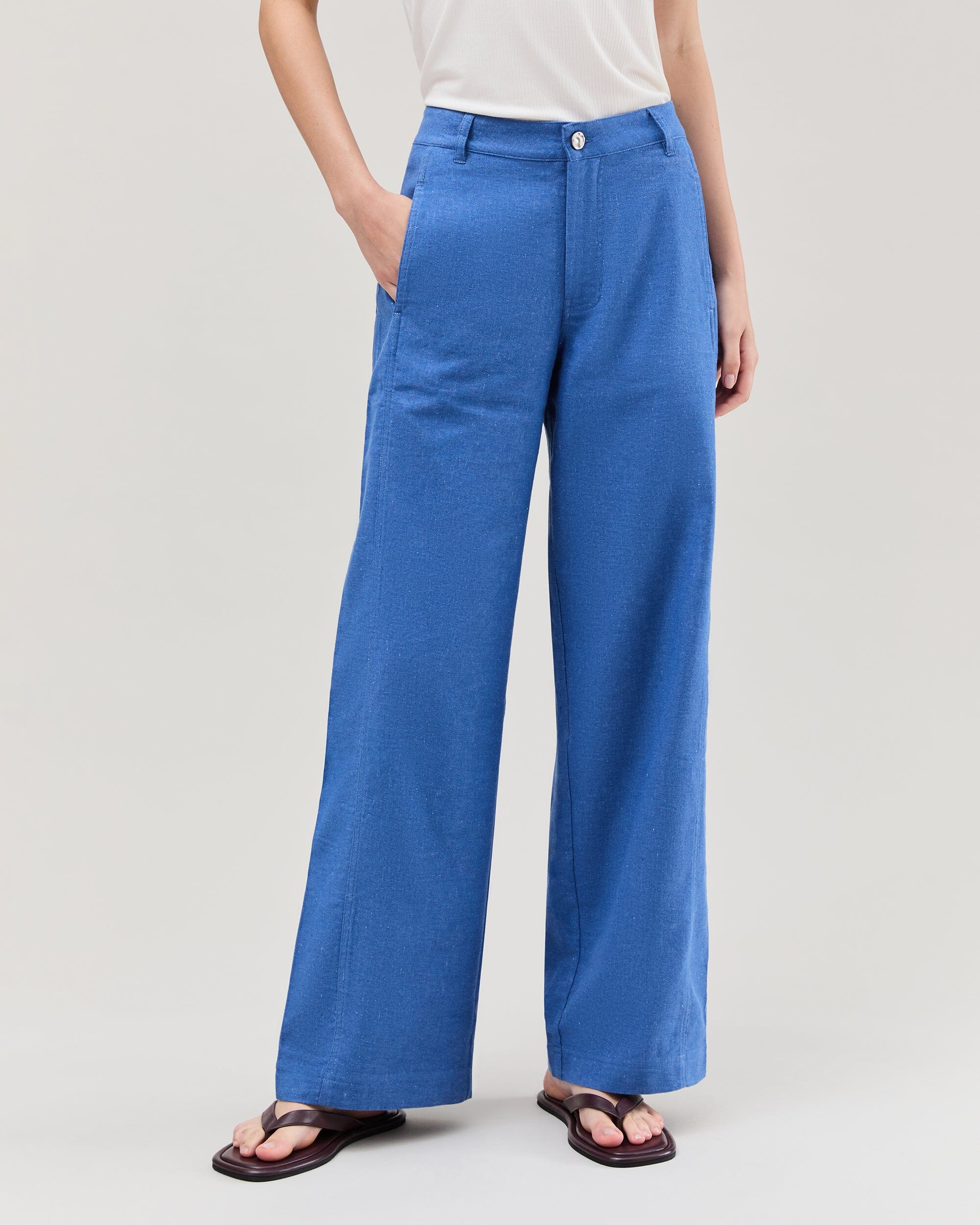 Roma Work Pant - True Blue