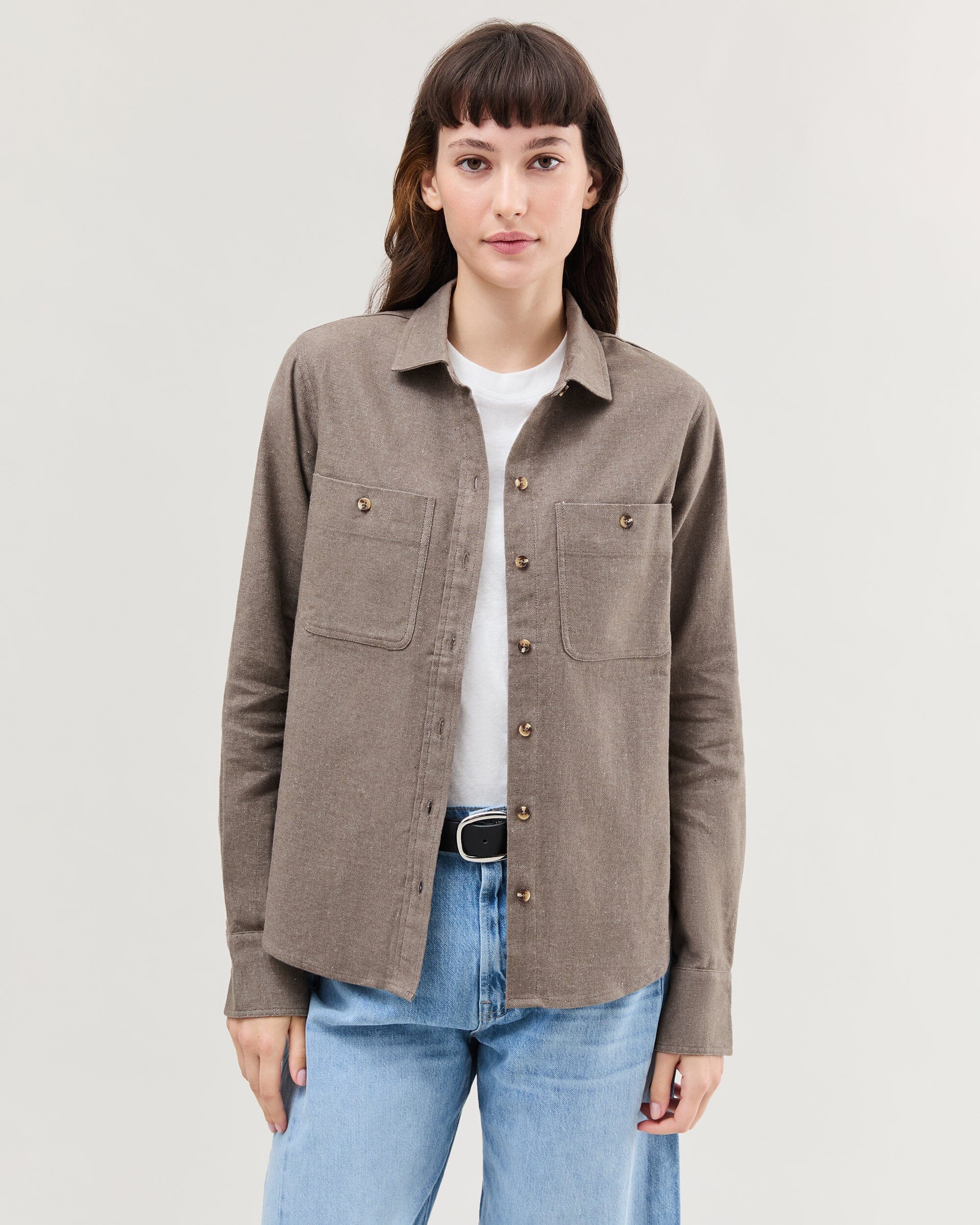 Roma Work Shirt - Porcini
