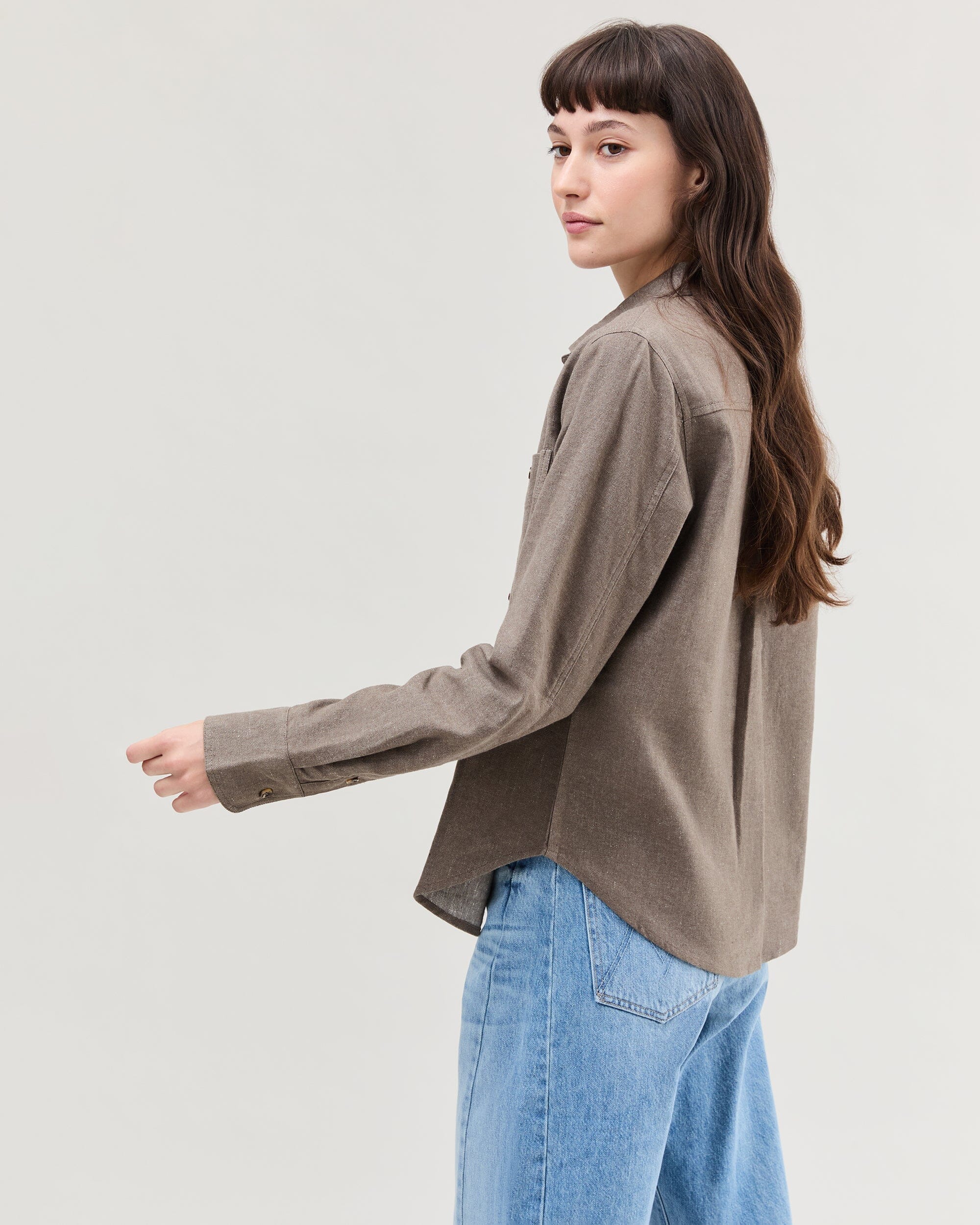 Roma Work Shirt - Porcini - Image 3