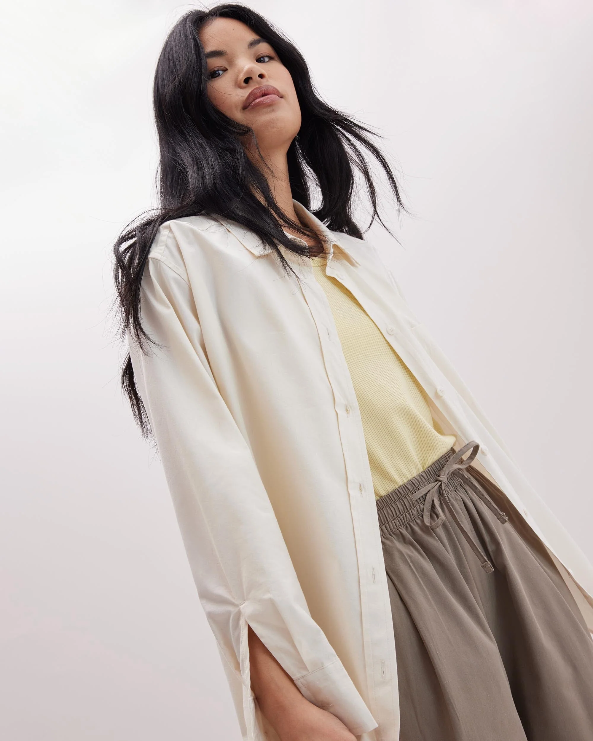 Womens Venice Drawstring Pant - Warm Grey - Image 3