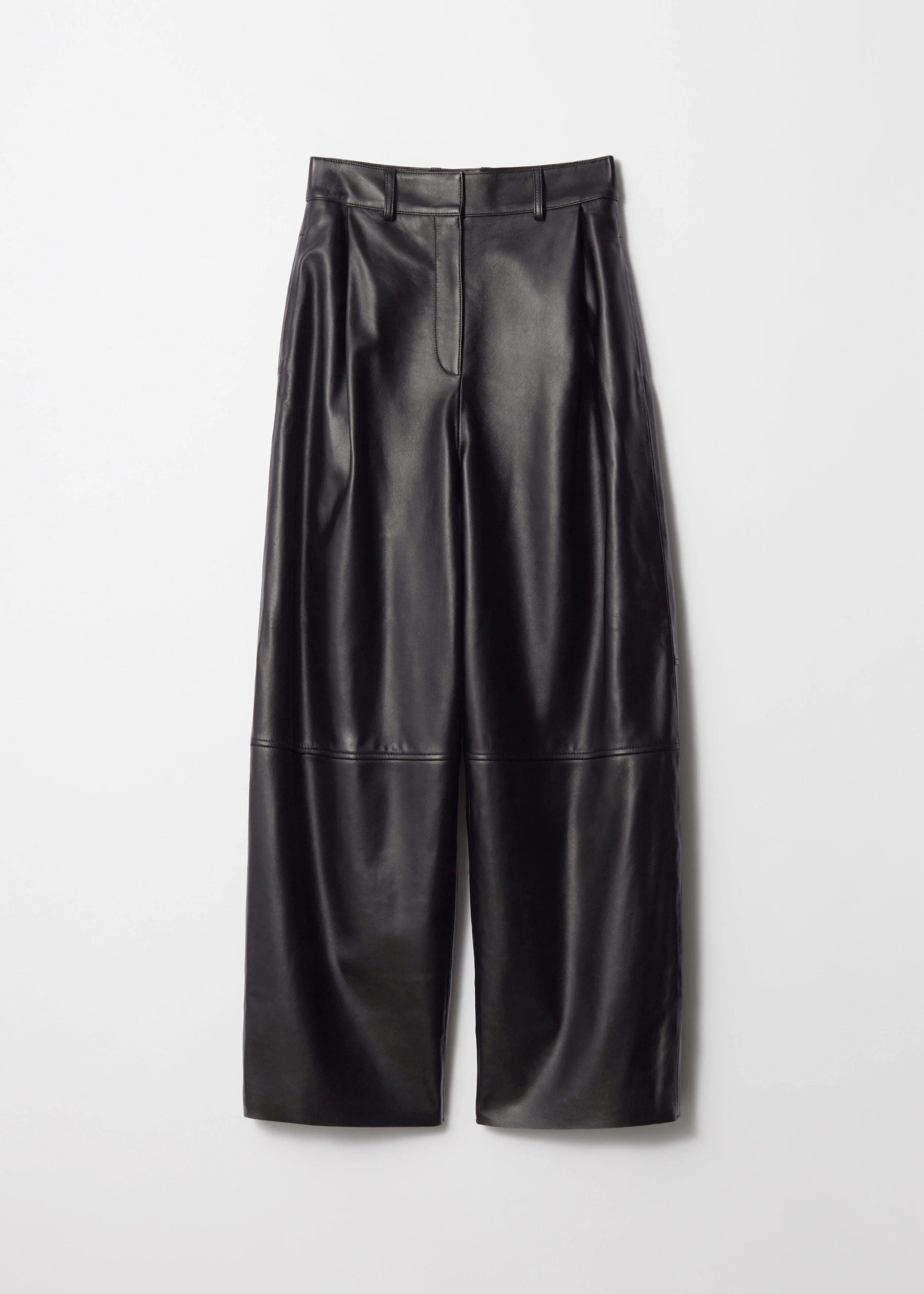 Alexa Leather Trousers - Black