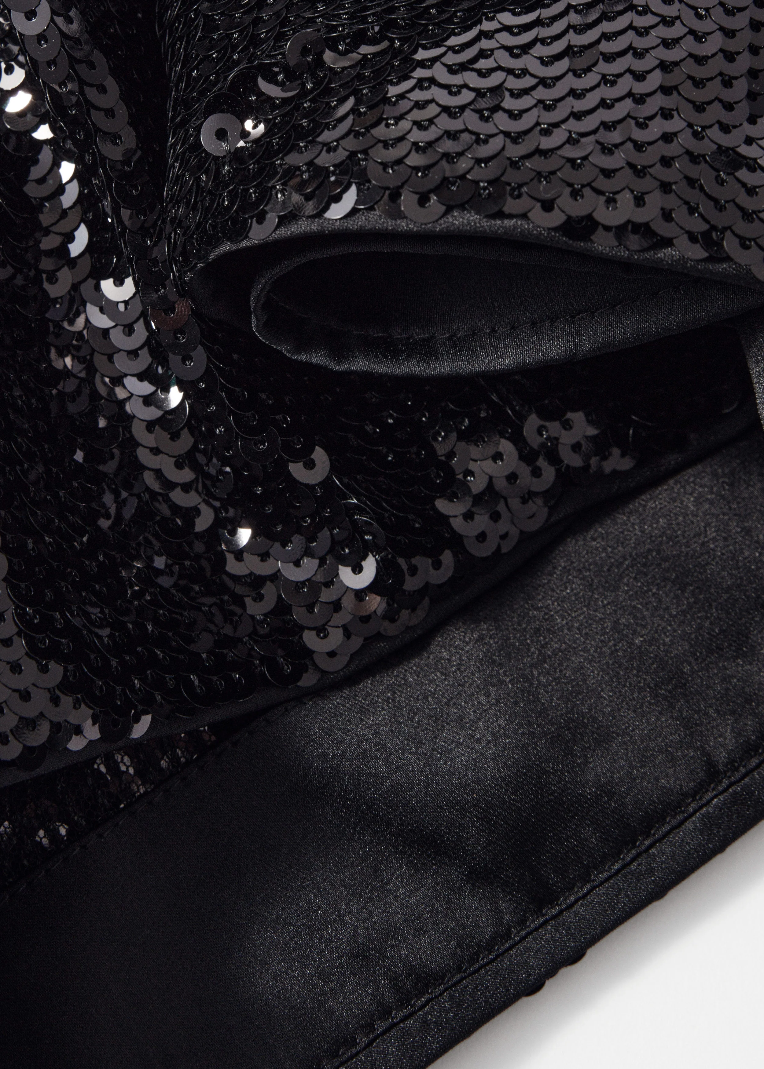 Harrison Sequin Dress - Black - Image 3